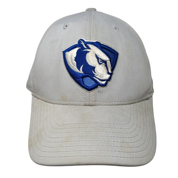Eastern Illinois Fitted Baseball Cap Gray XL Lightweight Embroidered Adidas - Picture 1 of 10